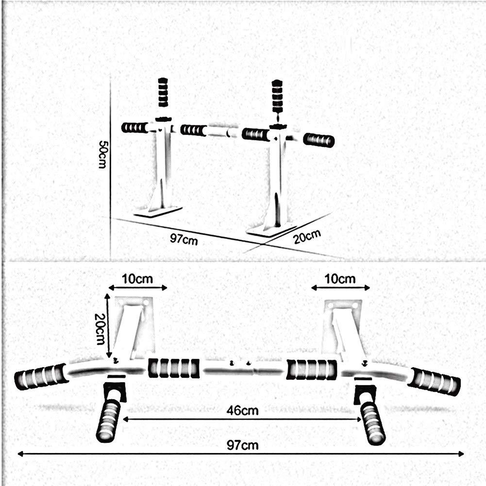 Pull-up Bars Pull-up Bars AGYH Wall Mounted Horizontal Bar, Hanging Chin Up Station Home Gym Exercise Workout Equipment, Support to 250kg (Color : White)