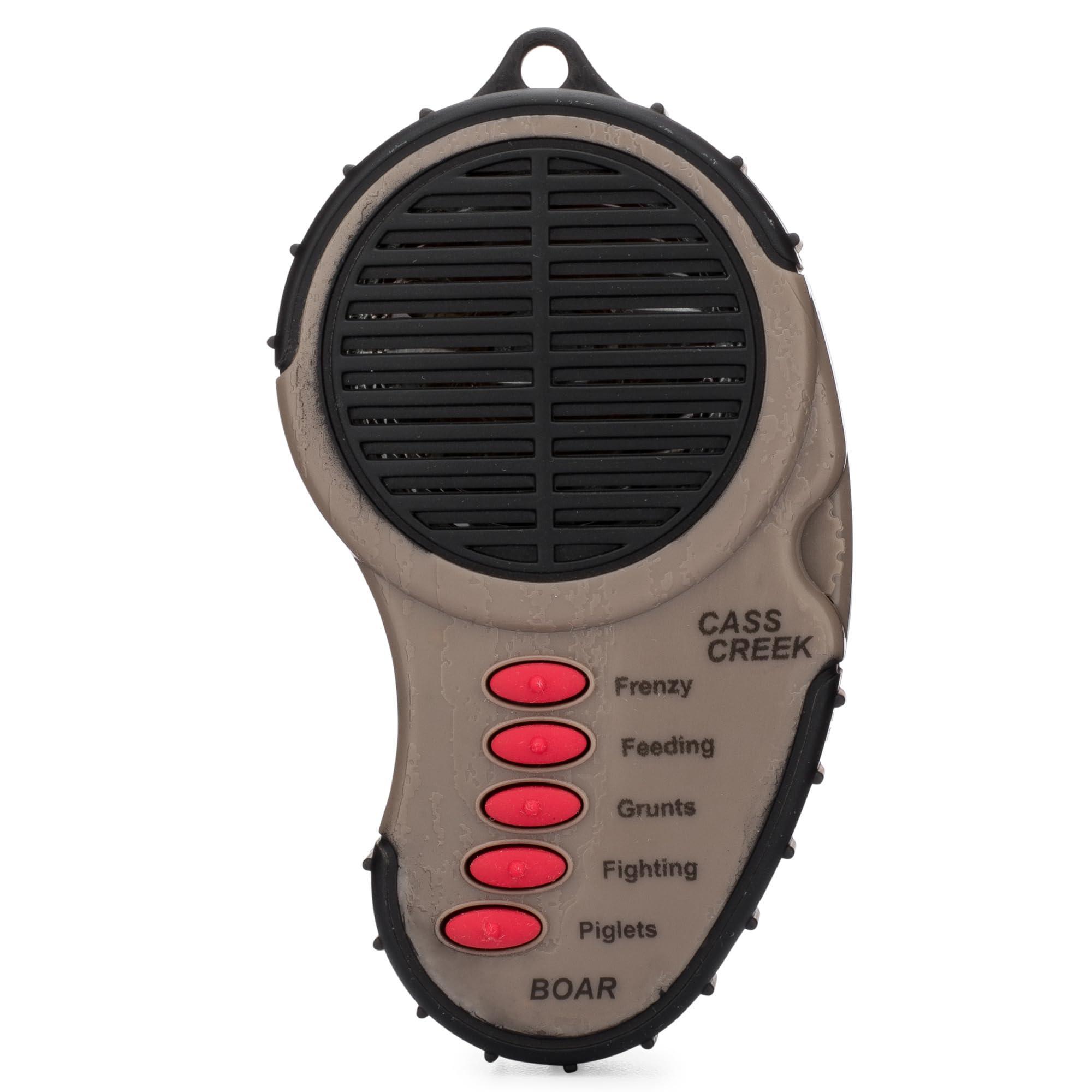 Cass Creek Cass Creek Ergo Boar Call Handheld Electronic Game Call, CC034, Compact Design, 5 Calls In 1, Expert Calls for Everyone