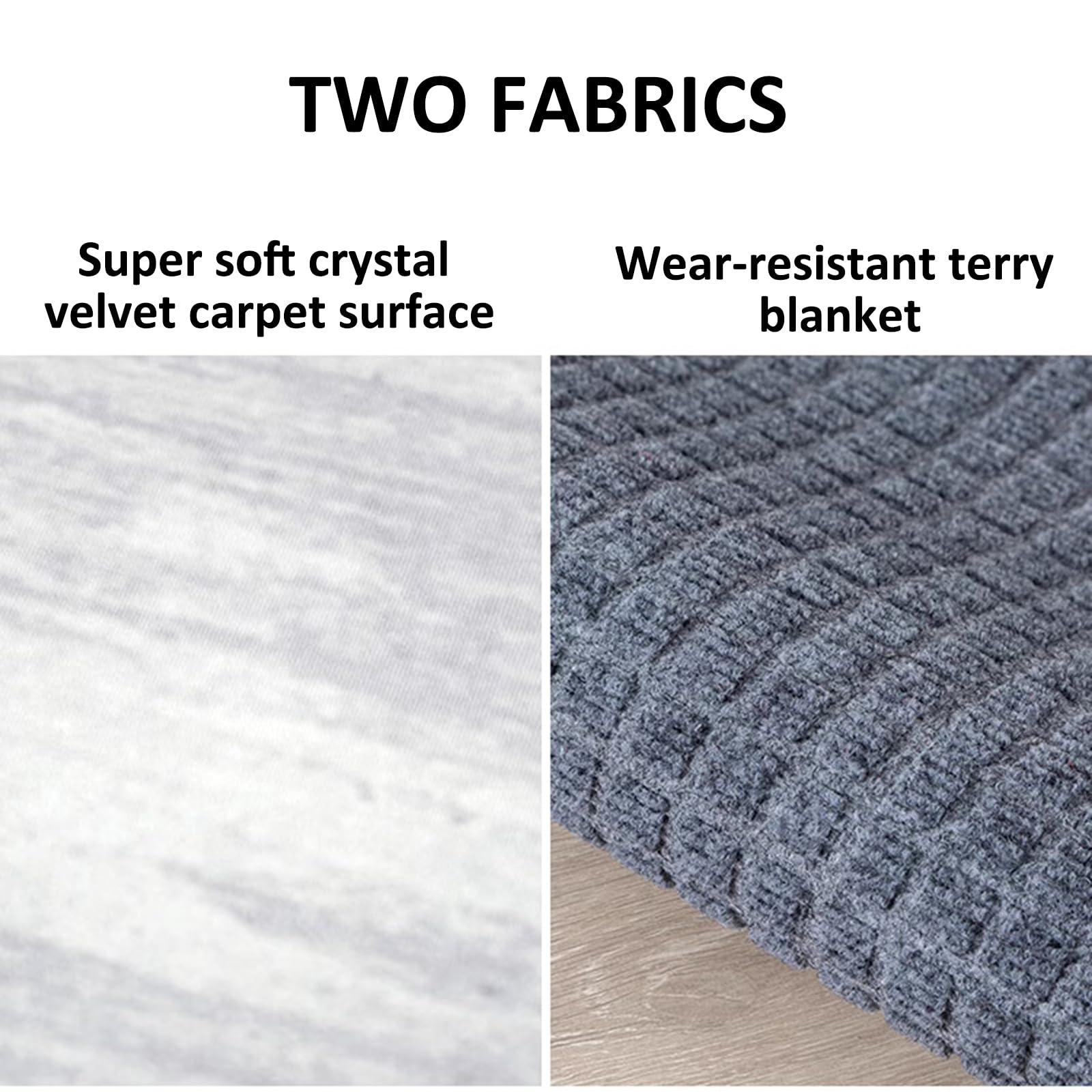 PPGE HOME Exercise Equipment Mat - Exercise Bike Mat, Treadmill Mat, Soundproof And Shockproof Protect The Floor Non Slip Mat For Home/Gym/Exercise/Bike,Hard Floor & (Size:120x180x0.4cm,Color:Crystal Velvet2)