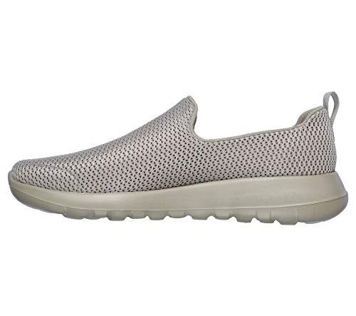 Skechers Skechers Go Walk Max - Athletic Air Mesh Slip On Walking Shoe mens,Taupe,9.5