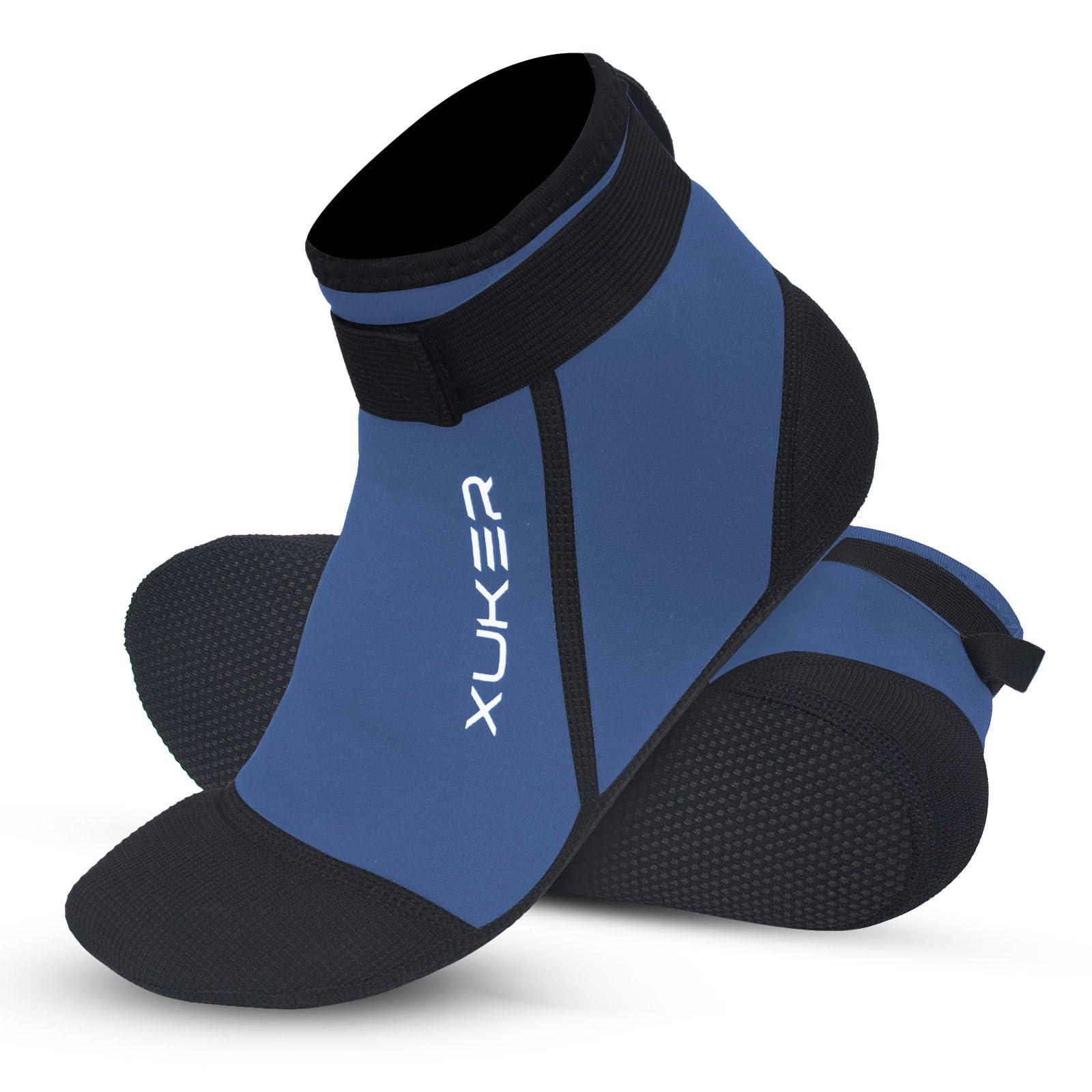 XUKER XUKER Neoprene Socks, 3mm Beach Volleyball Sand Soccer Wetsuit Socks Water Booties for Diving Snorkeling Kayaking Paddling, 3XL