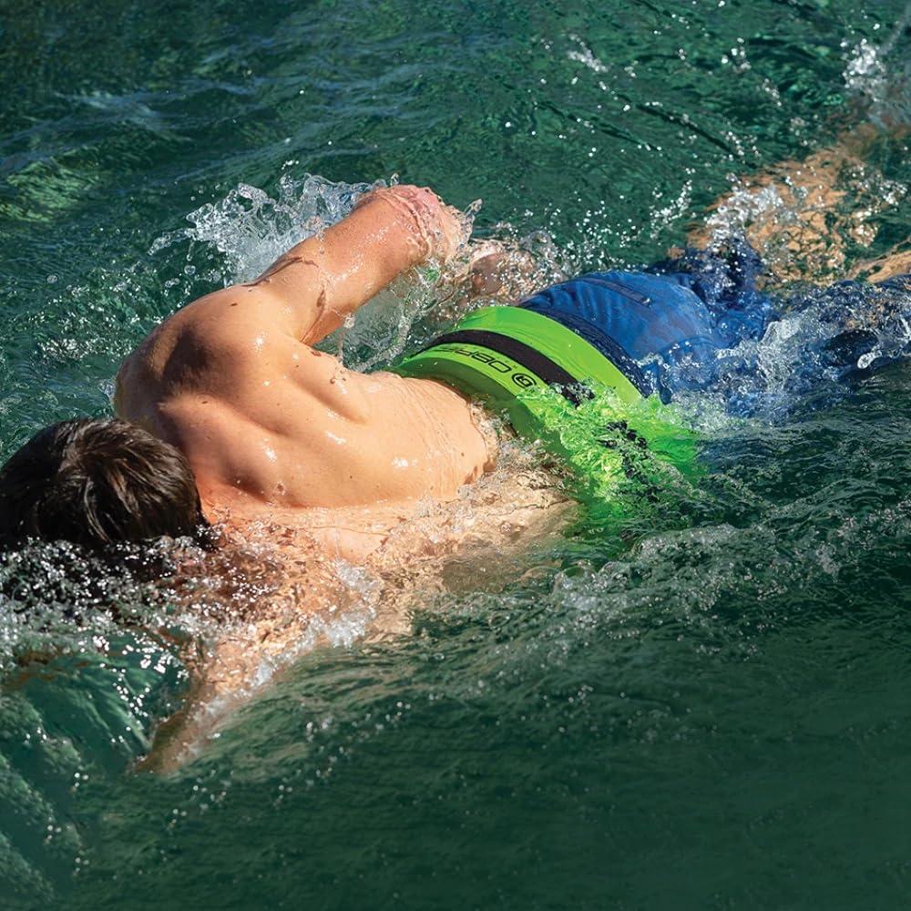 O'Brien O\'Brien Vinyl Dipped Flotation Swim Belt, Green, Small