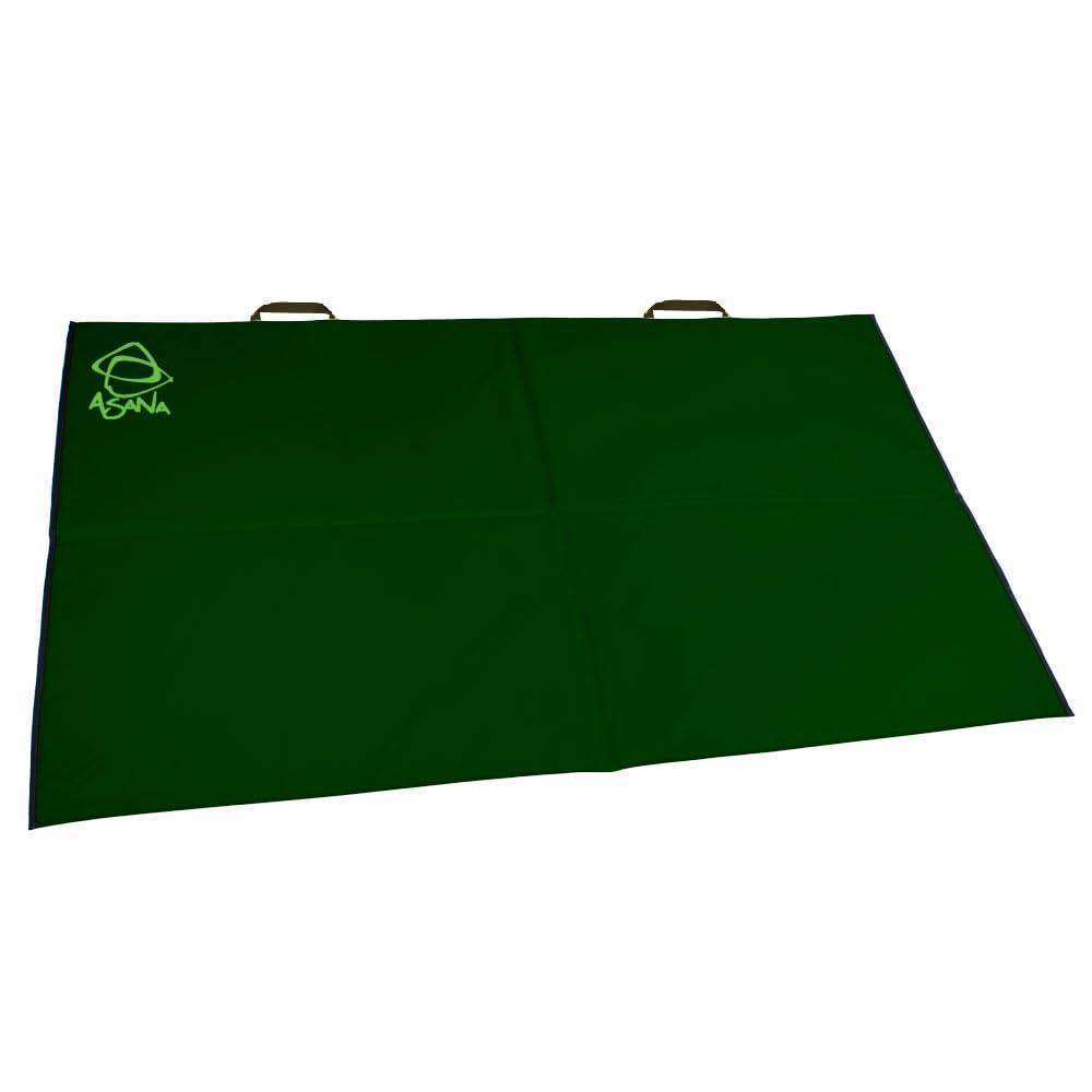 Asana Climbing Asana VersaPad - Revolutionary Supplemental Bouldering Crash Pad - Sit Start Bouldering Mat, Climbing Crash Pad Gap Cover, Sport Mat & Essential Bouldering Gear (Open - 74" x 44" x 1") (Green)