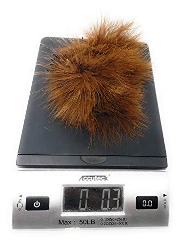 Creative Angler Creative Angler Strung Marabou Bird Feathers for Tying Fly Fishing Flies - Fly Tying Accessories - Perfect Choice for Tail & Wings and Easy to Tie On The Lure - Approximately 0.3 Ounces (Brown)