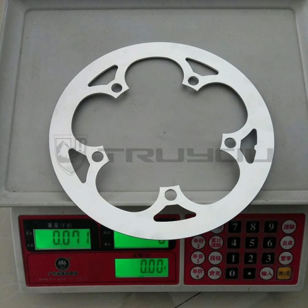 MYEEI MYEEI 130 BCD 53T Bicycle Chain Protector 130 BCD 50T 52T 53T 56T 60T Wheel Guard Protect Chainring Cover Bike Chain Protector Folding Bike Chainring Cover Road Bicycle (Color : 44T)