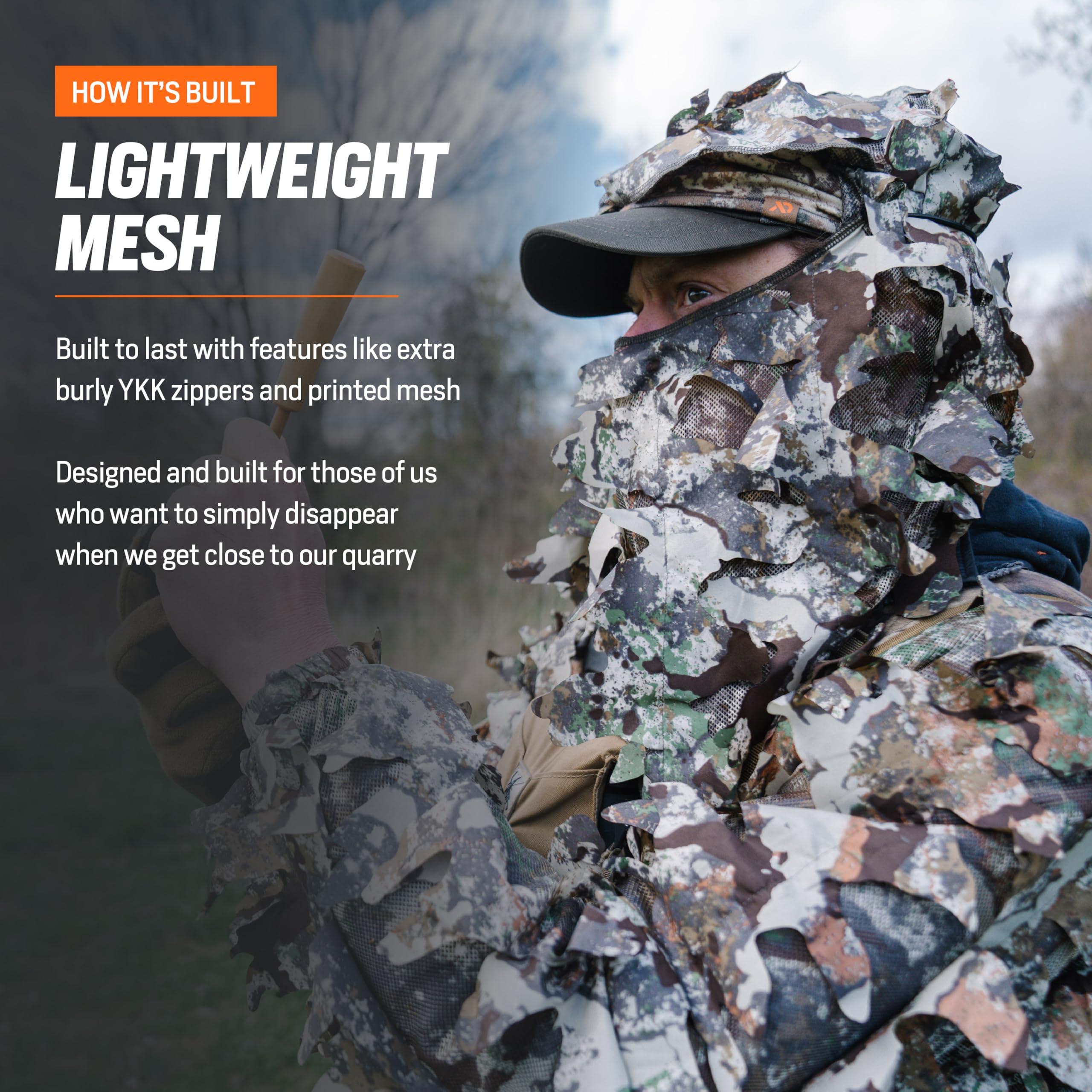 First Lite First Lite Men\'s Phantom Leafy Suit Top - Ultralight Mesh Camo Hunting Jacket - First Lite Fusion - XX-Large