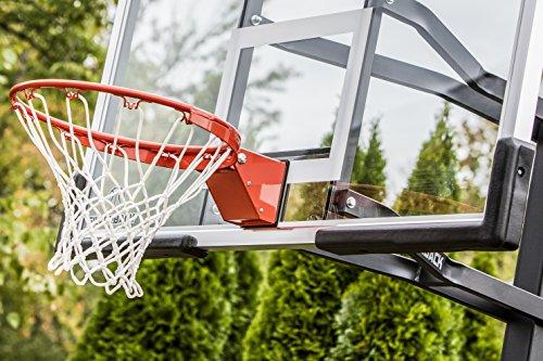 Silverback Silverback 60" In-Ground Basketball System with Adjustable-Height Tempered Glass Backboard and Pro-Style Breakaway Rim