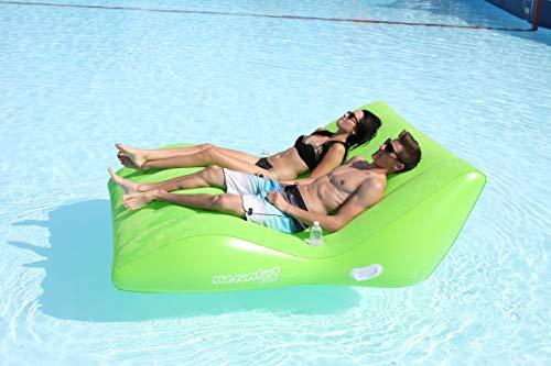 AIRHEAD Airhead SUN COMFORT COOL SUEDE Double Zero Gravity Lounge, Lime