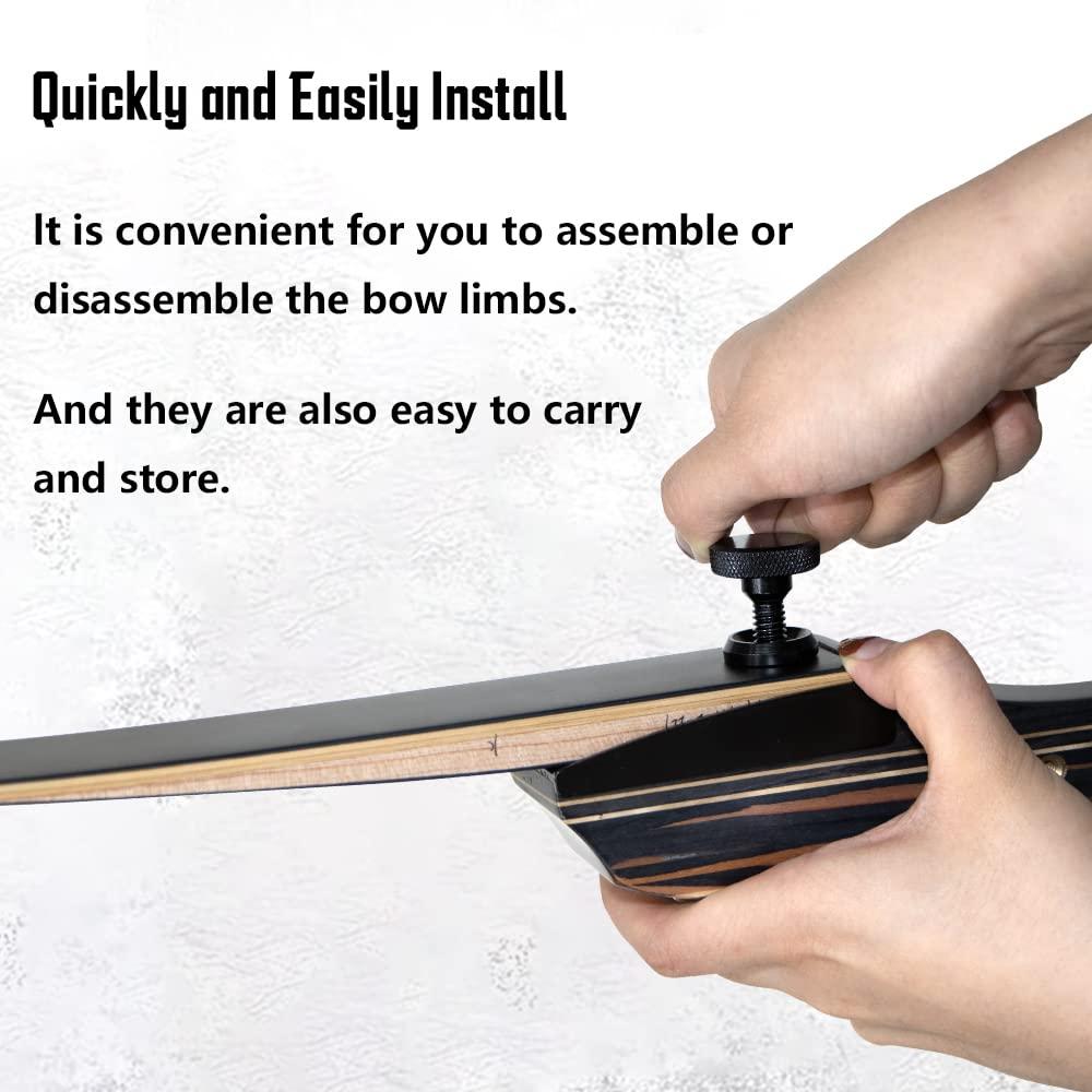 TACHYON ARCHERY TACHYON ARCHERY Recurve Bow for Adults and BeginnersArchery Bow Takedown Wooden Bow for Hunting and Target Shooting (Right Hand,40 lbs)