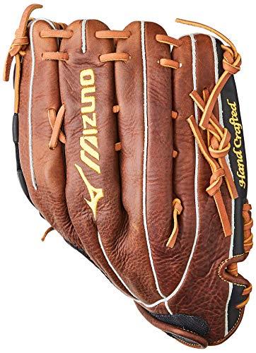 Mizuno Mizuno Classic Fast Pitch Series GCF1250F2 Infield/Outfield/Pitcher Model Gloves, Black/Brown