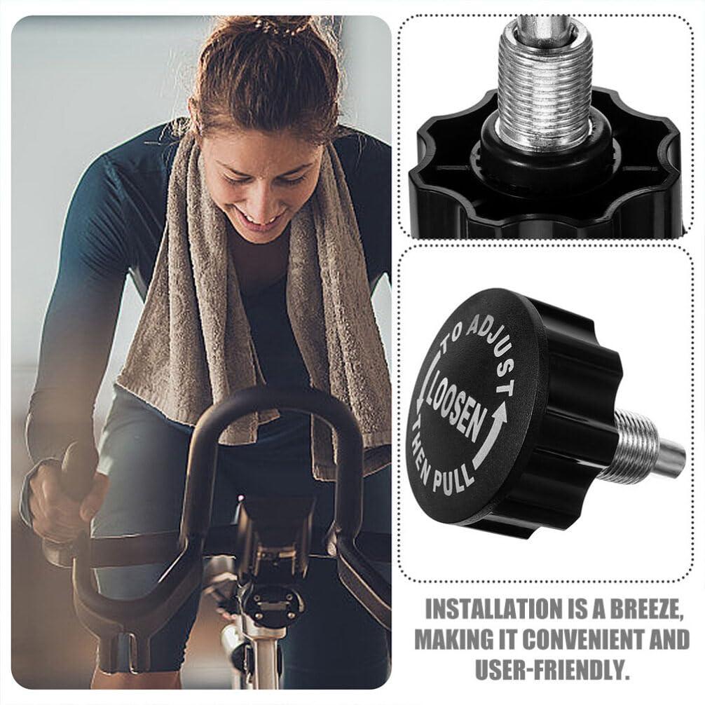 Toddmomy Toddmomy Fitness Equipment Accessory Exercise Bike Height Adjustment Pin Replacement Knob Screw Sturdy Plastic