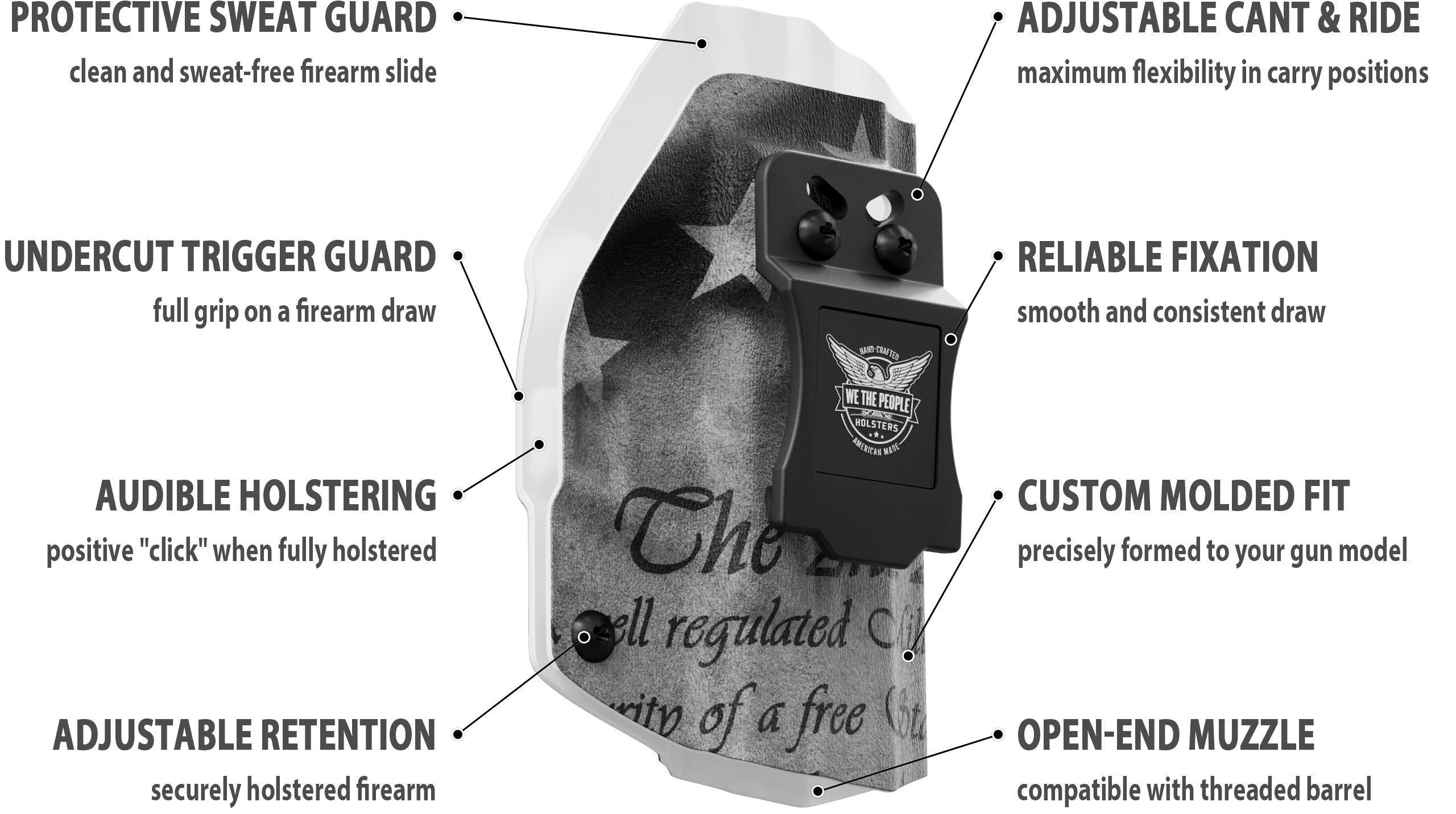 We The People Holsters We The People Holsters - 2nd Amendment - Right Hand - IWB Holster Compatible with Springfield Echelon