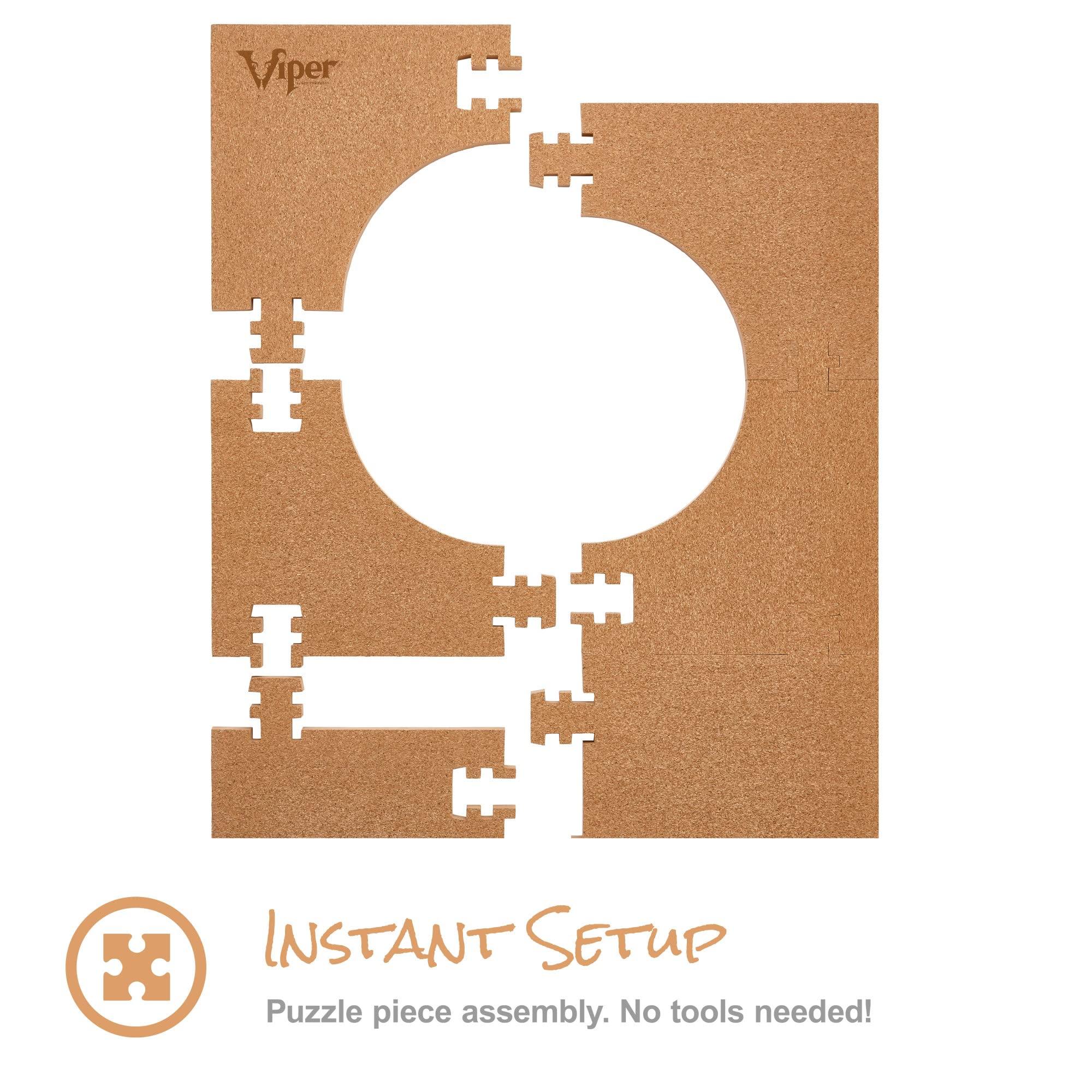 Viper Viper by GLD Products Wall Defender III Dartboard Surround Cork, Tan