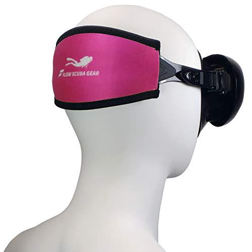 Flow Scuba Gear Flow Scuba Gear - Neoprene Cover for Dive and Snorkel Mask Strap (Pink)