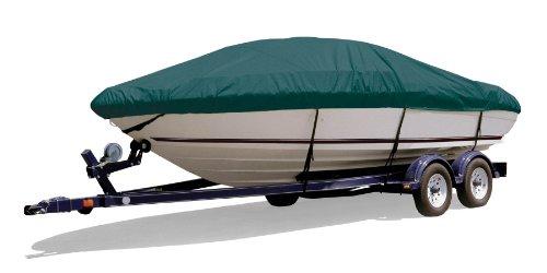 TAYLOR MADE PRODUCTS Survivor Marine Products Boat Cover for Offshore Fishing Boats (Inboard/Outboard Engine), Teal, 17-Feet 5-Inch - 18-Feet 4-Inch Length Overall x 92-Inch Beam Width