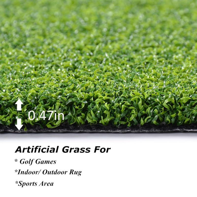 Fas Home Golf Putting Green Turf (0.47\" Custom Size) 7FTx44FT Multi-use Artificial Grass Rug Indoor/Outdoor Carpet, Golf Hitting Practice Mat at Home,Fake Grass Landscape for Dcor
