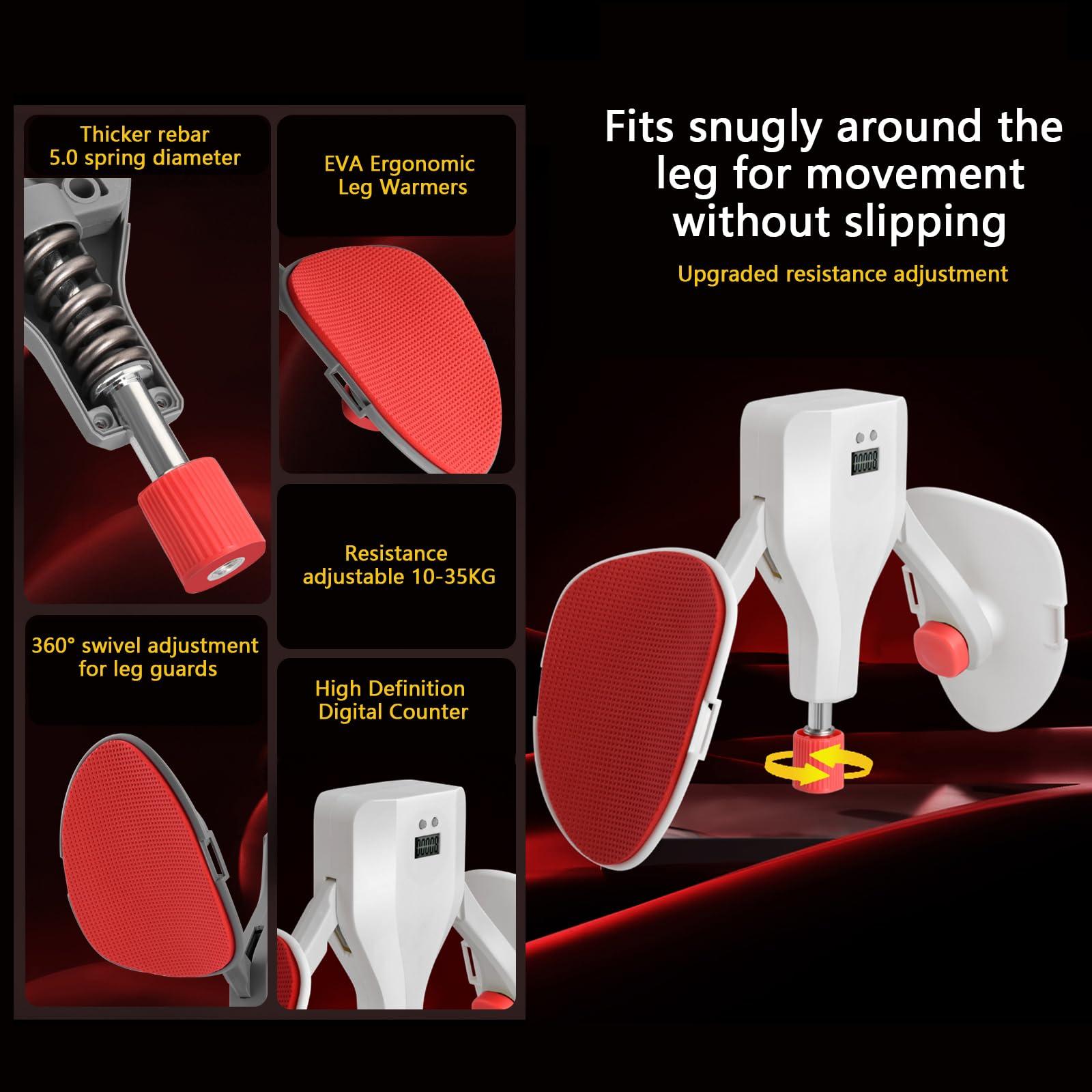 Keyoung Thigh Master Hip Trainer Kegel Exerciser, Hip Trainer Exercise Equipment,Adjustable Leg and Inner Thigh Strength Exercise EquipmentPelvic Floor Strengthening DeviceLeg Exercise Equipment for Men