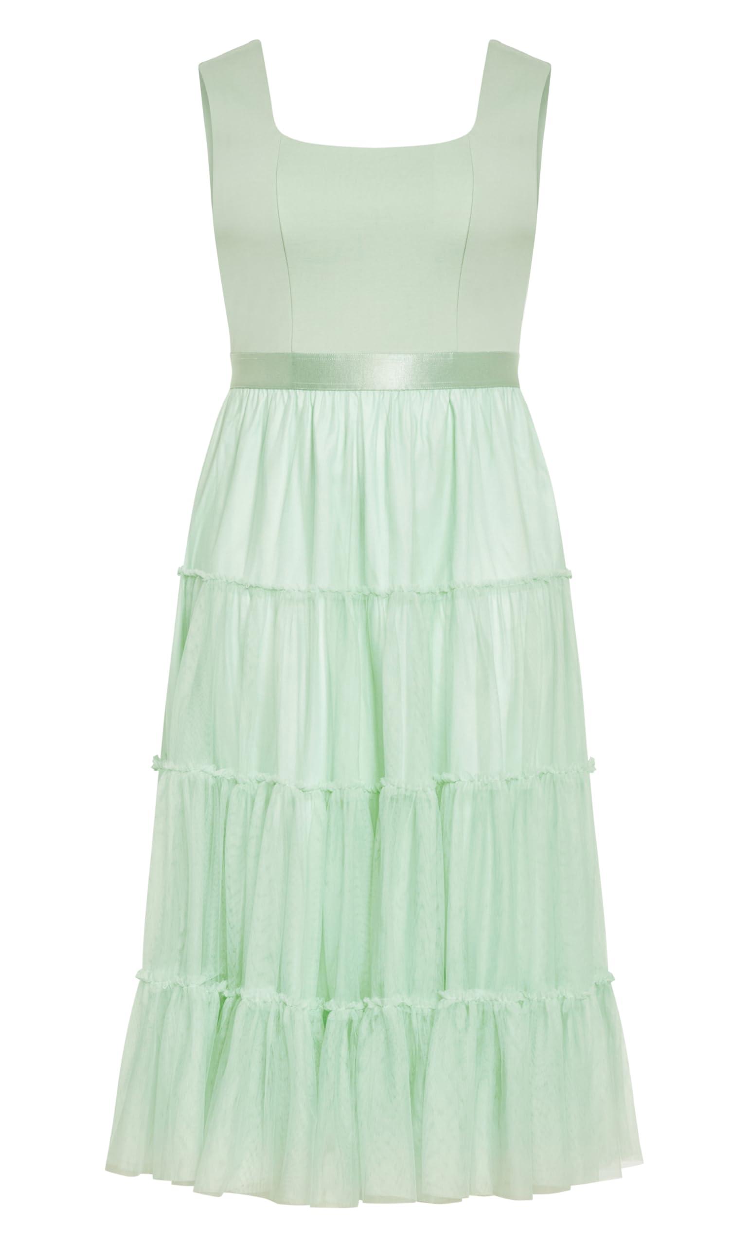 City Chic City Chic Women's Apparel Women's City Chic Plus Size Dress Sherie, Minty