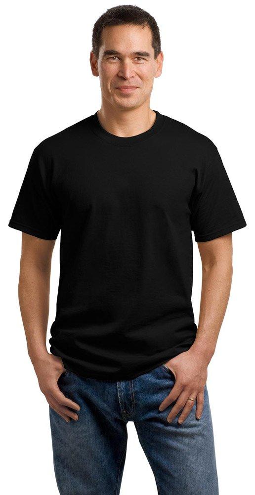 Port & Company Port & Company Mens 5.4-oz 100% Cotton T-Shirt, Large, Jet Black