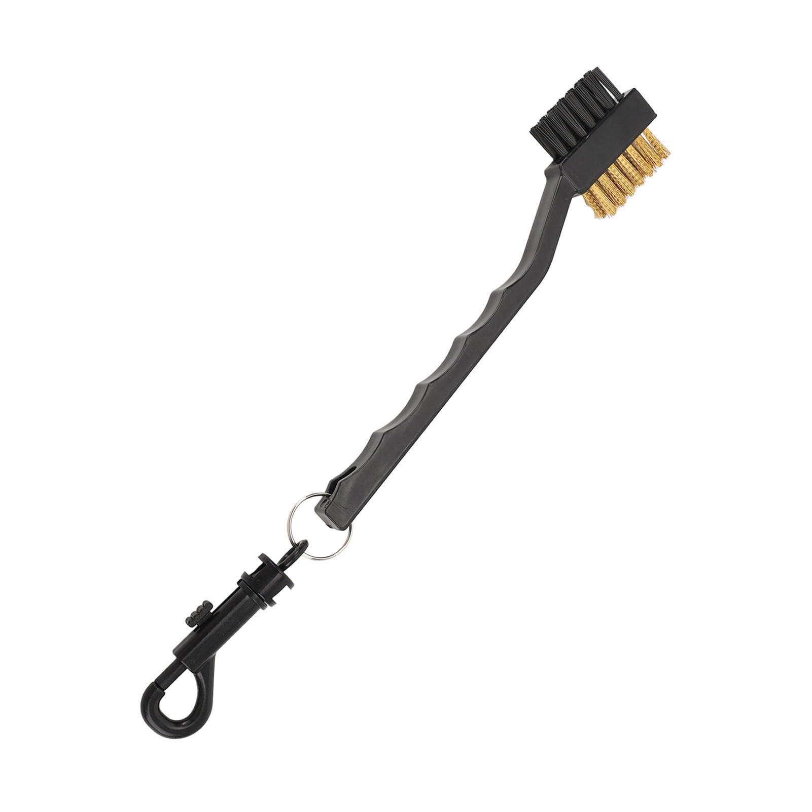 WBTY WBTY Golf Club Cleaning Brush Double Sided Copper Golf Club Brush Steel Dense Bristles Portable Multifunctional Golf Club Groove Cleaning Tool