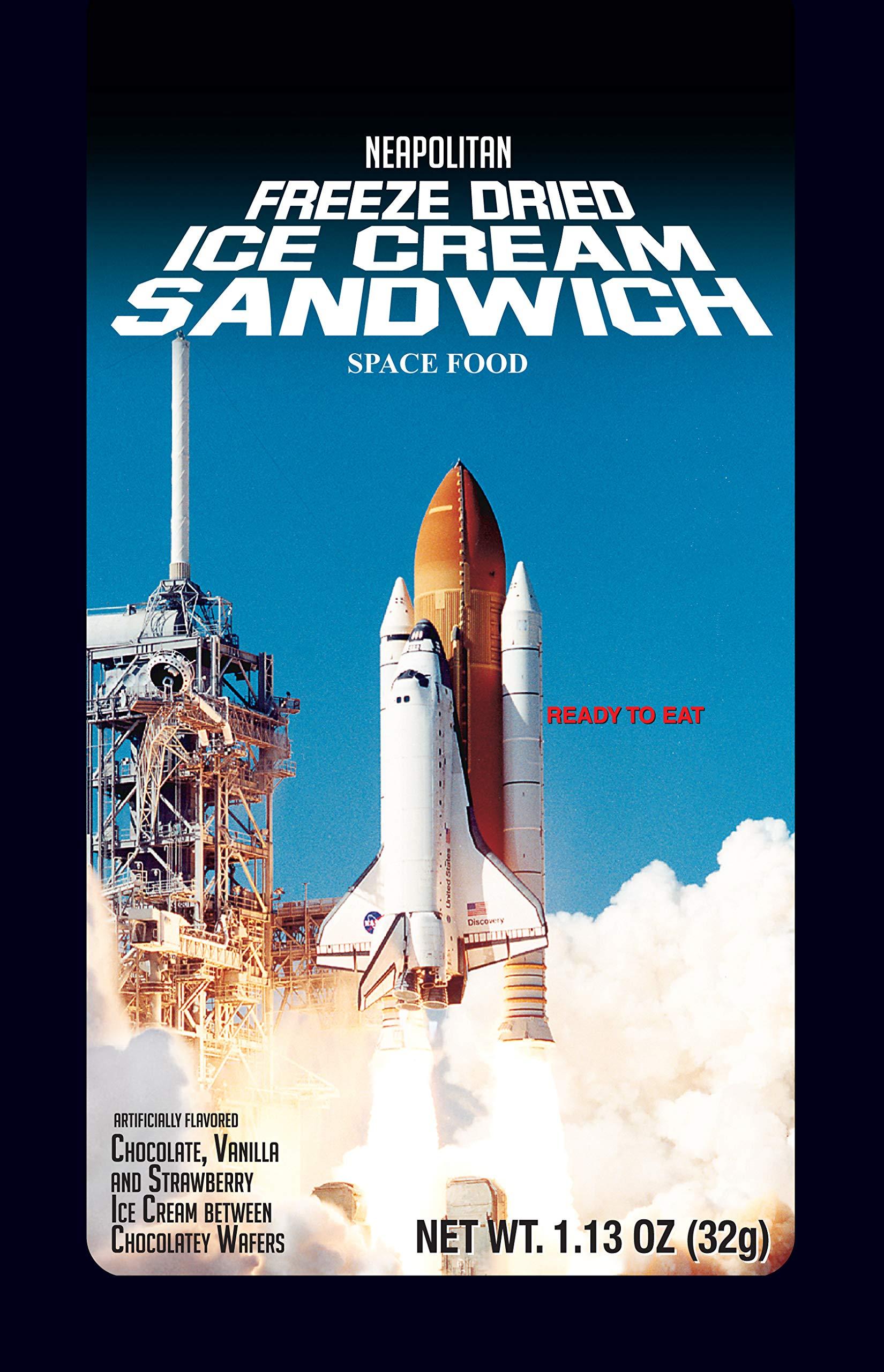 LuvyDuvy LuvyDuvy NEAPOLITAN Freeze Dried Space Ice Cream Sandwich - 6 Pack