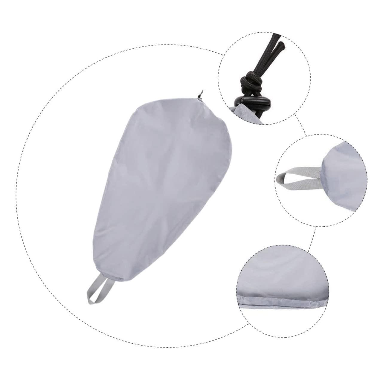 BESPORTBLE BESPORTBLE 2pcs Kayak Cover Kayak Supplies Sun-Proof Cover Kayak Plug Canoe Cover Dry Bags Waterproof Sunblock Kayak Boat Seat Kayaks Sun Protection Cover Polyester Silver Coated Cloth
