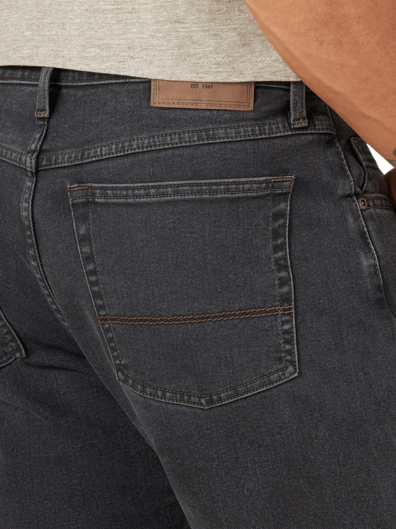 Wrangler Authentics Wrangler Authentics Men's Athletic Fit Stretch Jean, Black Charcoal, 40W x 30L