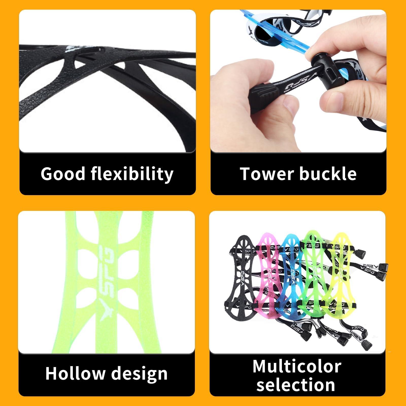 SPG SPG Archery Arm Guard Protector - Adjustable Professional Bow Arm Guards Forearm Protector Armguard for Adults Youth Men Women Competition Shooting Hunting Practice (Blue)