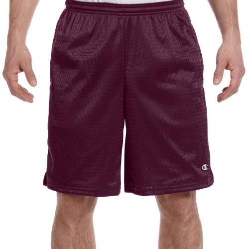 Champion men's cheap long mesh short