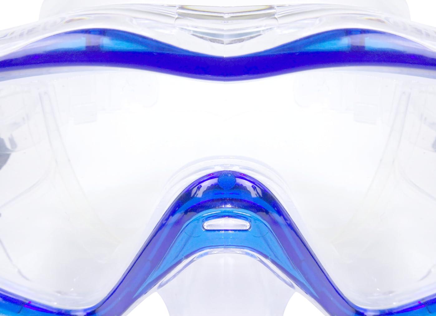 ScubaMax ScubaMax Abaco Oversize Single Lens Dive Mask (Clear Blue)