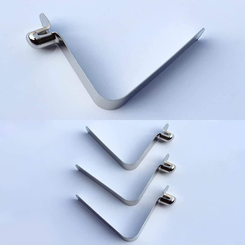 UtySty UtySty 10 Pack Kayak Paddles Spring Clips Snap Button V-Shaped Push Stopper for Telescopic Pole Four Corner Tent Umbrella Scooter Lift Springs Buckle Crutches Accessories 8mm/0.31in