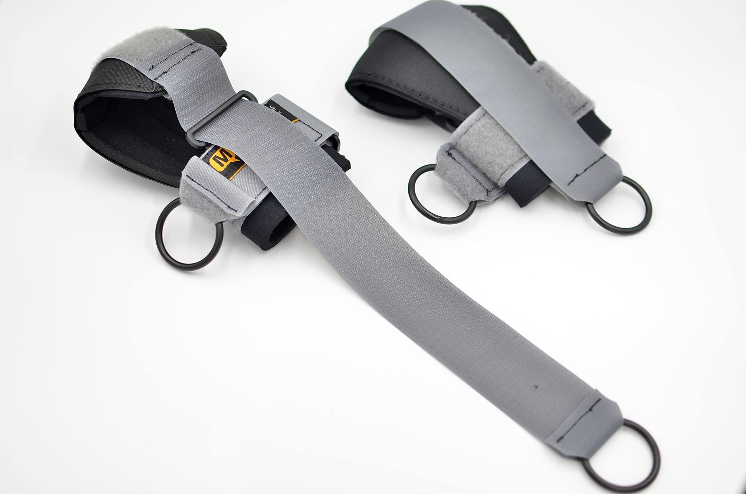 MUTE Grip Aid Workout Multi Purpose Adaptive Grasping Cuffs One Pair (Left and Right Gloves). Workouts, gardening, daily tasks. Those with little to no grip such as quadriplegic or arthritis