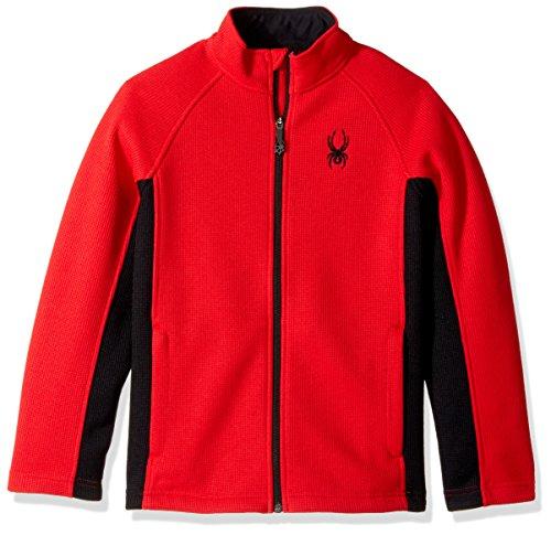 Spyder Spyder Boy's Constant Full Zip Stryke Jacket, Red/Black, X-Large