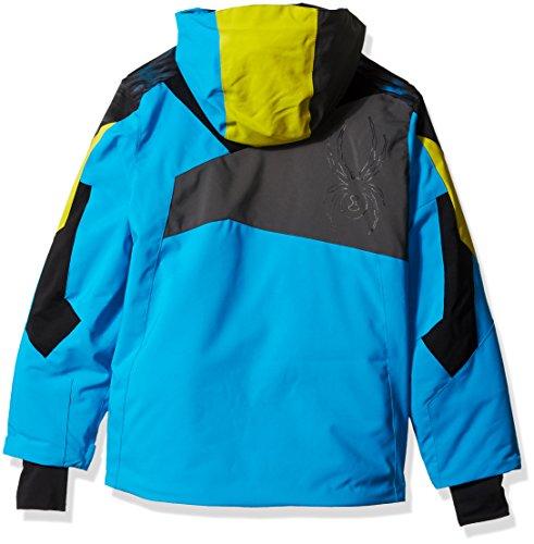 Spyder Spyder Boys Avenger Jacket, Size 20, Electric Blue/Black/Sulfur