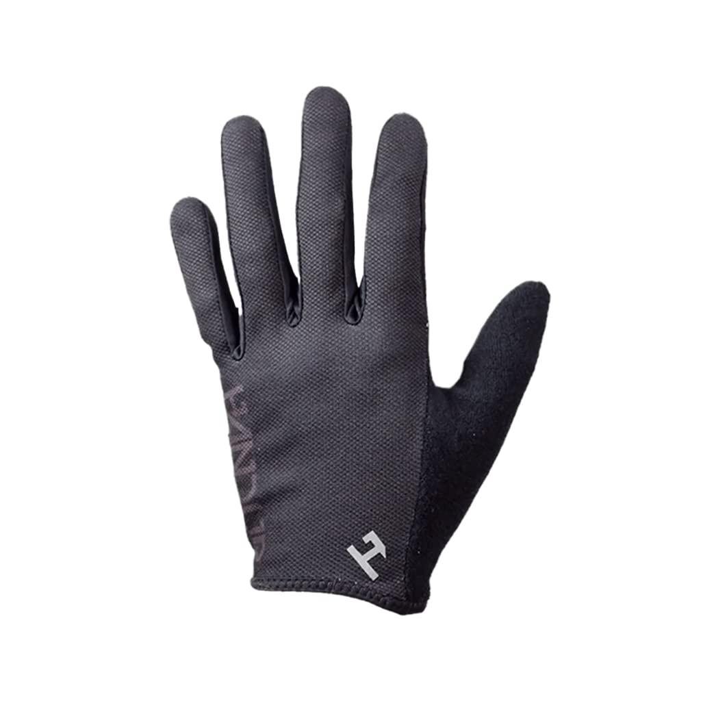 Handup Handup Most Days Full Finger Lightweight Anti-Slip Breathable Mountain Bike MTB Bicycle Enduro Downhill XC Cycling Motocross Unisex Gloves (Pure Black, X-Small)