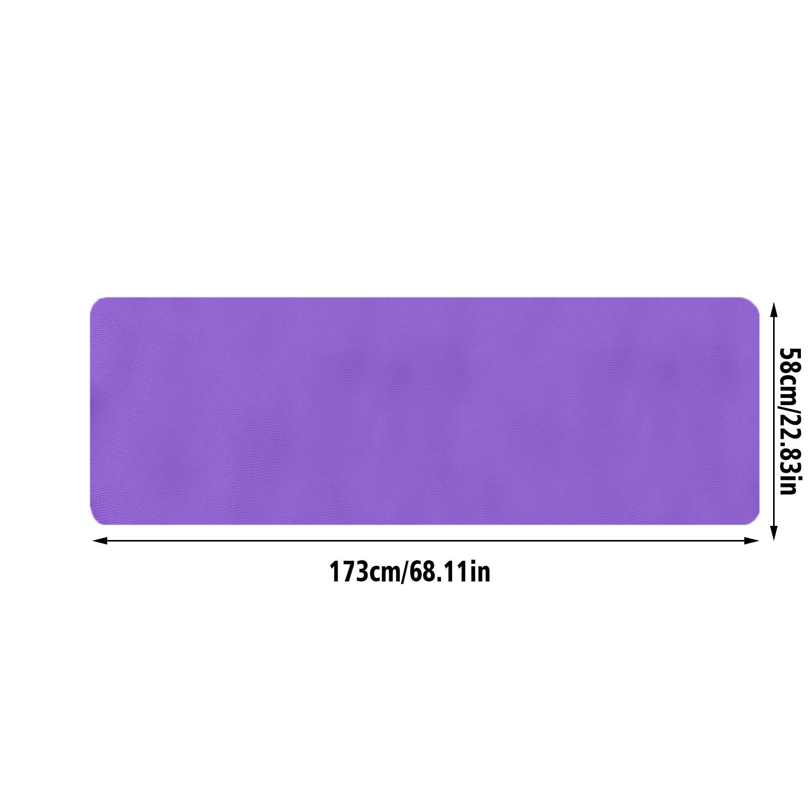 NineFit Basics NineFit Basics Pink Yoga Mat 5mm Thick Anti-Tear High Density Non Slip Exercise Mat with Carrying Strap Hot Yoga Mat for Fitness, Pilates, Stretching, Home Yoga, Gym, Floor, Workouts, 68 X 23 Inch, Blue