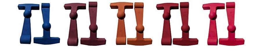 BEAST COOLER ACCESSORIES 2-Pack Replacement Lid Latches Compatible With Yeti and RTIC Hard Coolers, Designed and Manufactured - Larger, Ergonomically Improved Design That Fits all Yeti Tundra Coolers (Yellow)