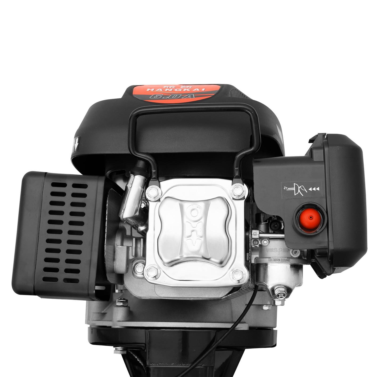 Gosangom 4 Stroke 6HP Heavy Duty Outboard Engine Marine Engine, Fishing Boat Engine with Air Cooling System.