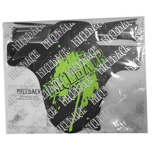 NICEDACK NICEDACK Bike Fender, Adjustable MTB Mud Guard, Front and Rear Compatible Mudguards, Fits 650B 20\" 26\" 27.5\" 29 inch Fat Tire Bikes and All Disc Brake Bicycles (Carbon Fiber Pattern,Orange)