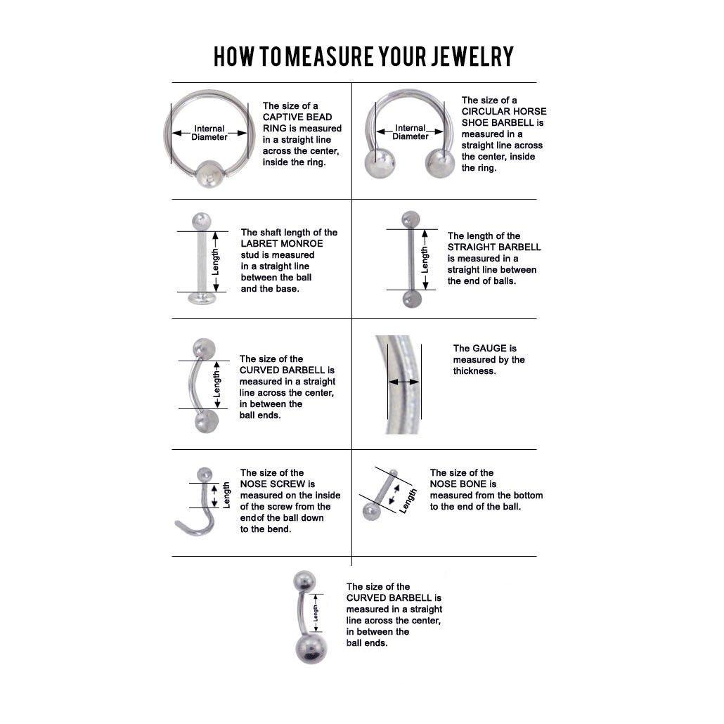 BodyJewelryOnline BodyJewelryOnline Snake Eyes Tongue Piercing Barbell (2 Pieces), Anodized High-Quality Surgical Steel, Rose Gold I.P Color, 16 Gauge (1.2mm) Shaft Thickness, Hypoallergenic, Comfortable, Long-Lasting