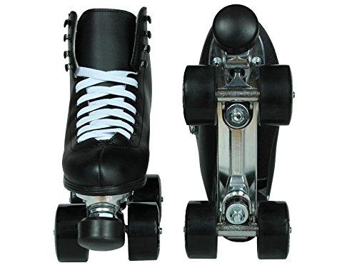 Epic Skates Epic Skates Classic Quad Roller Skates, Size 7, Black