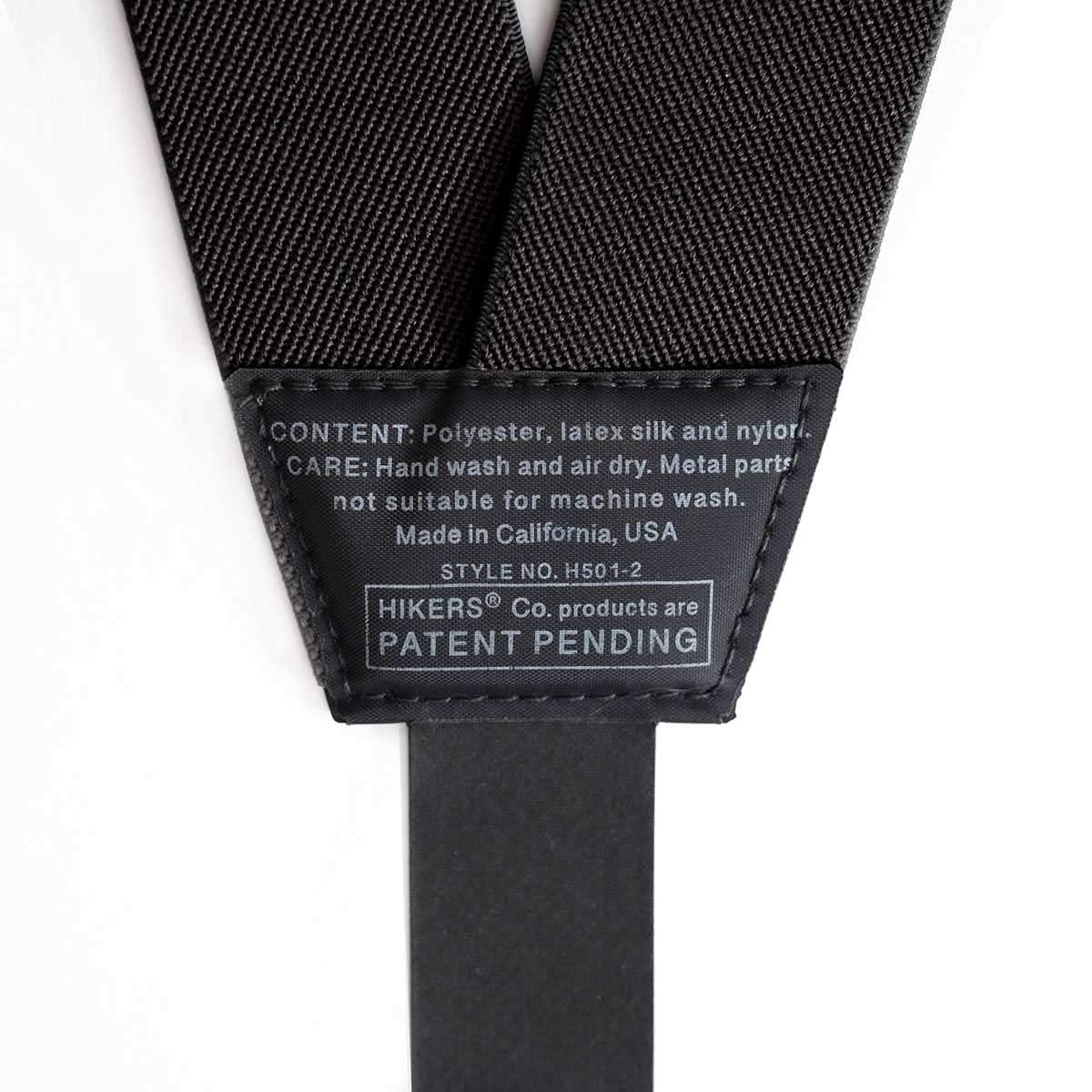 HIKERS HIKERS - Original Hidden Suspenders for Men Under Clothes - Button Fly