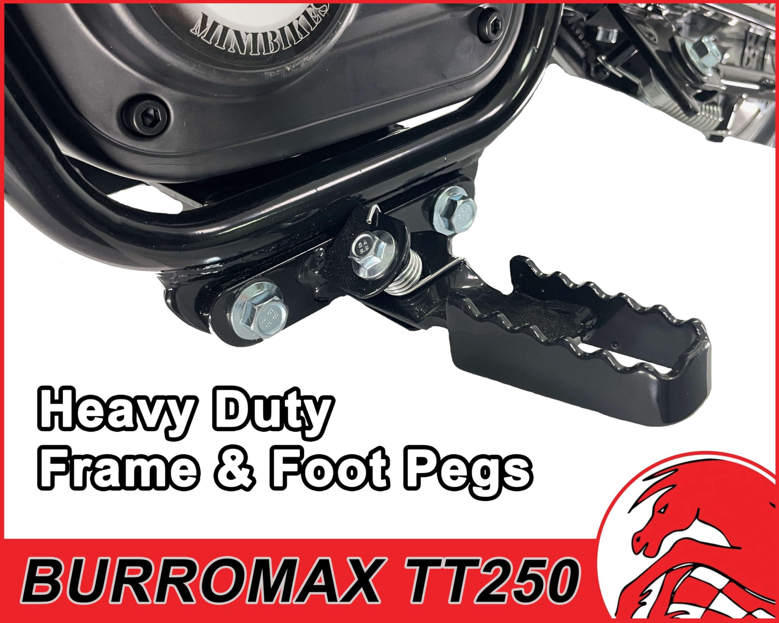 Burromax Burromax TT250 Electric Dirt Bike for Kids, 250w 24v 7ah, 2 Speeds, 14 Mph, Up to 150lb Rider, Off-Road Electric Mini Bike (Black)