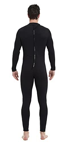Lemorecn Lemorecn Mens Wetsuits Jumpsuit Neoprene 3/2mm Full Body Diving Suit (3031black-3XL)