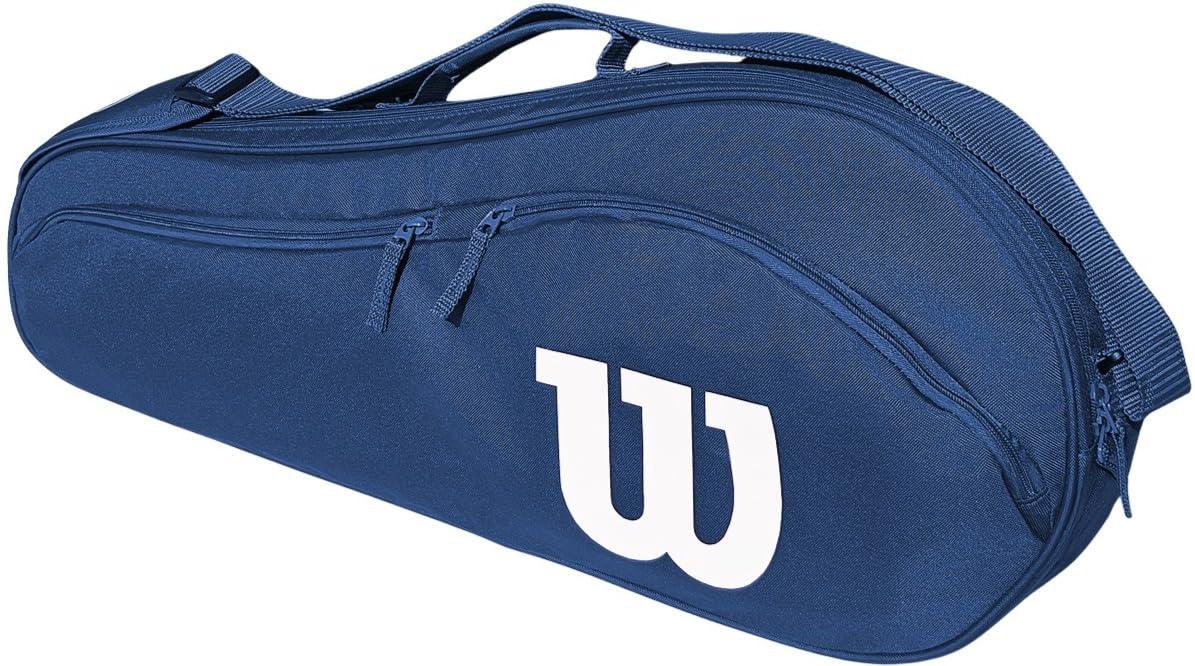 Do It Tennis Wilson Hyper Hammer 5.3 Oversized/Extended Tennis Racquet (4 1/8\" Grip) Set or Kit Bundled with a Navy/White Advantage 2-Pack Tennis Racket Bag and a Can of Tennis Balls