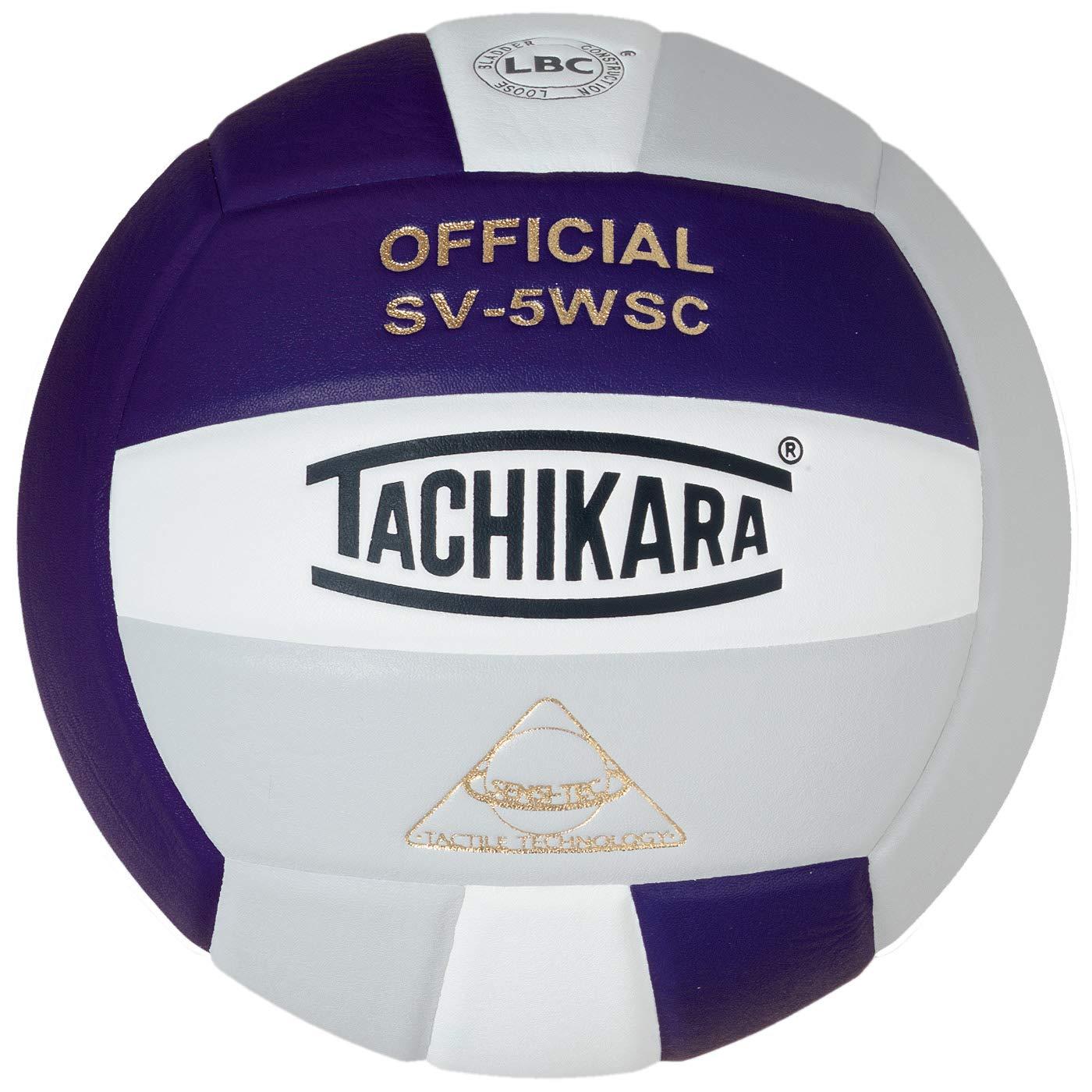 Tachikara Tachikara Sensi-Tec Composite High Performance Volleyball (Purple/White/Silver Gray)