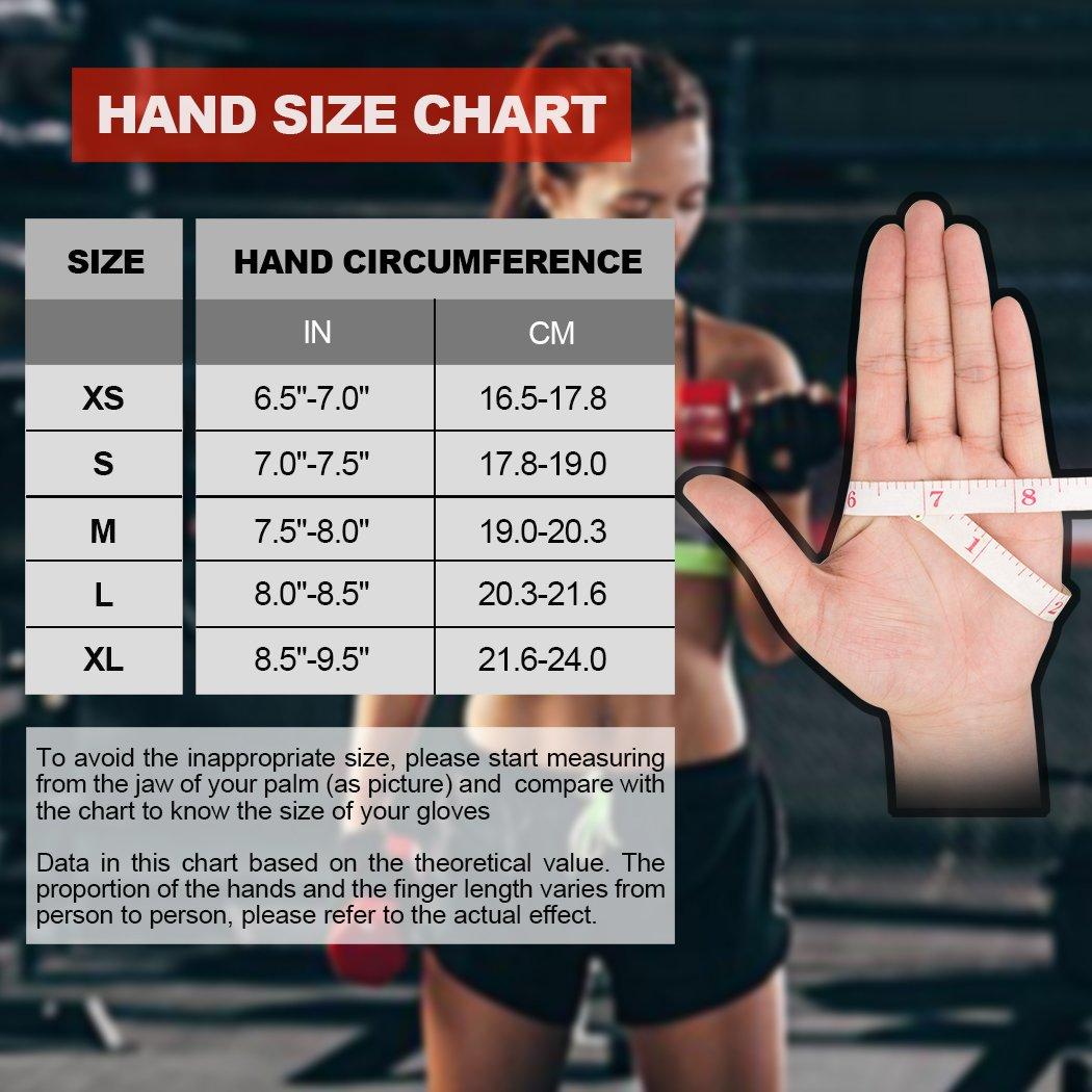 BEACE BEACE Weight Lifting Gym Gloves with Anti-Slip Leather Palm for Workout Exercise Training Fitness and Bodybuilding for Men & Women