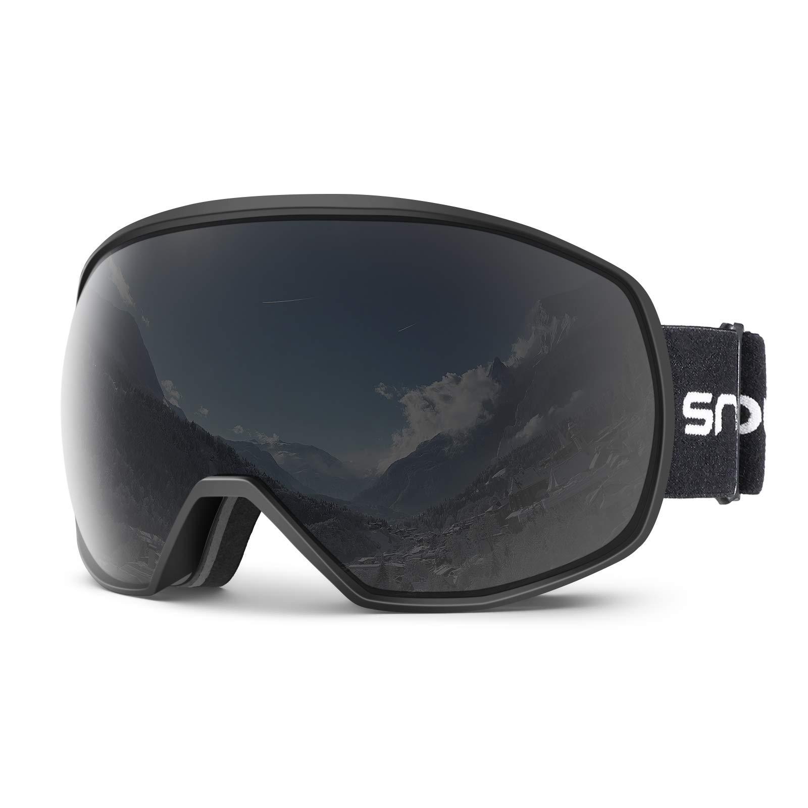 Snowledge Snowledge Ski Goggles for Men Women with 100% UV Protection Anti-Fog Dual Lens, skiing Snowboarding Snowmobile Goggles