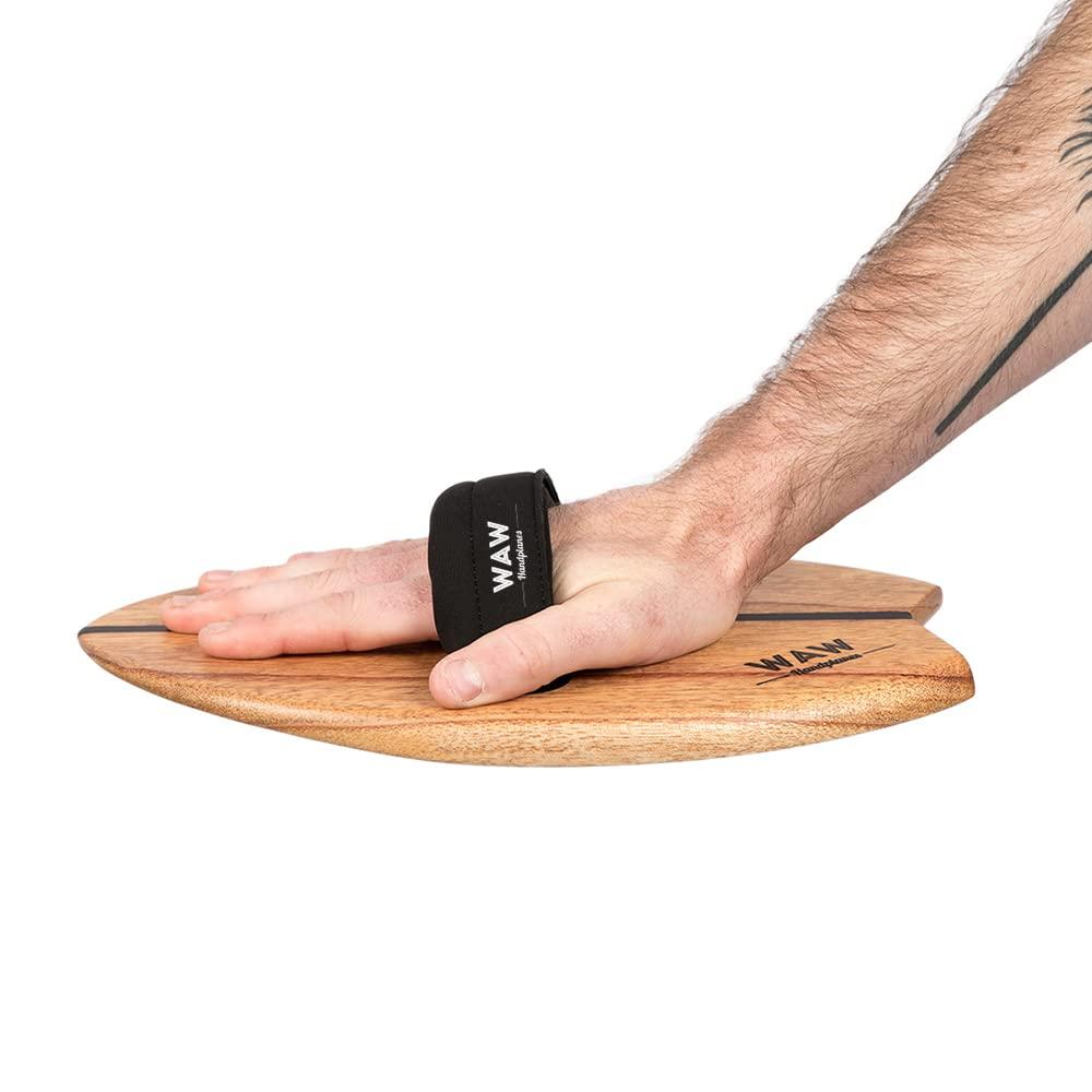 WAW Handplanes WAW TimberFish Bodysurfing Handplane, Handboard, Body Surf Plane, Hand Surfer, Hand Paddle, Sustainable Timber