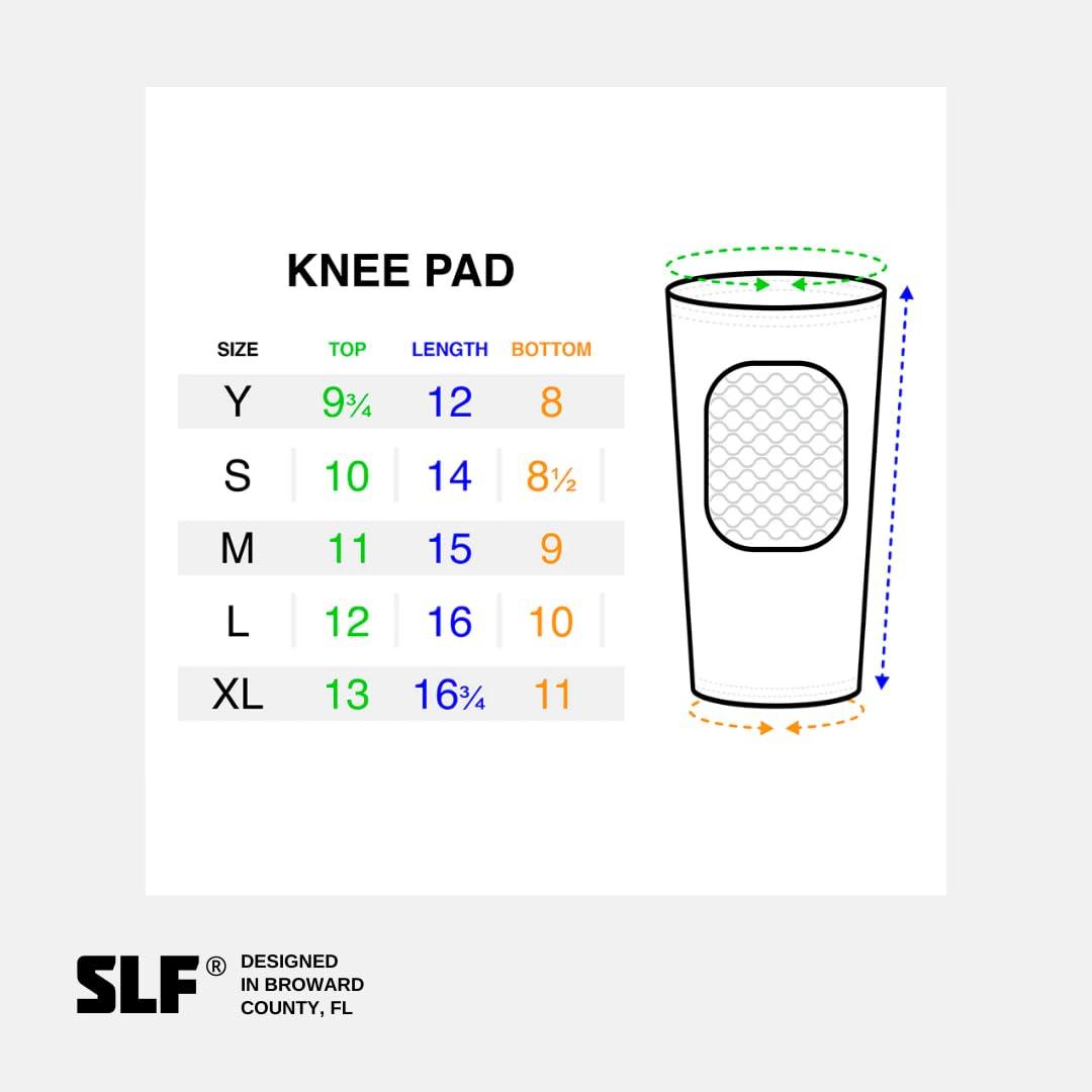 SLEEFS SLEEFS Basic Black Knee Pad - Compression Sleeve - Protection for Running, Volleyball, Basketball, All Sports - UPF 50+